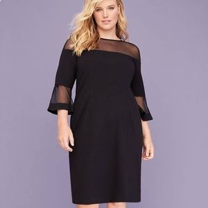 Lane Bryant Bell Sleeve Sheath Dress 18W